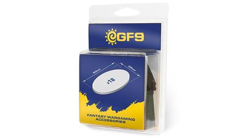 Oval MDF Bases 60mm x 35mm (18)