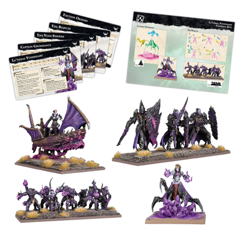 Preorder - Kings of Wars Champions La'theal Voidheart Company Box - DE