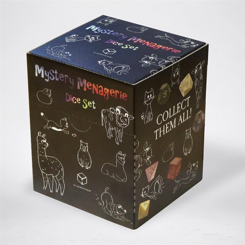 Q Workshop - Box of 12 Mystery Menagerie Dice Sets