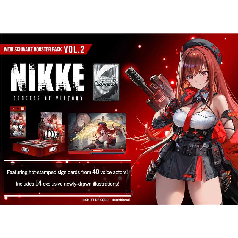 Preorder - Weiß Schwarz Booster Pack: GODDESS OF VICTORY: NIKKE Vol.2 (10 Packs) - ENG
