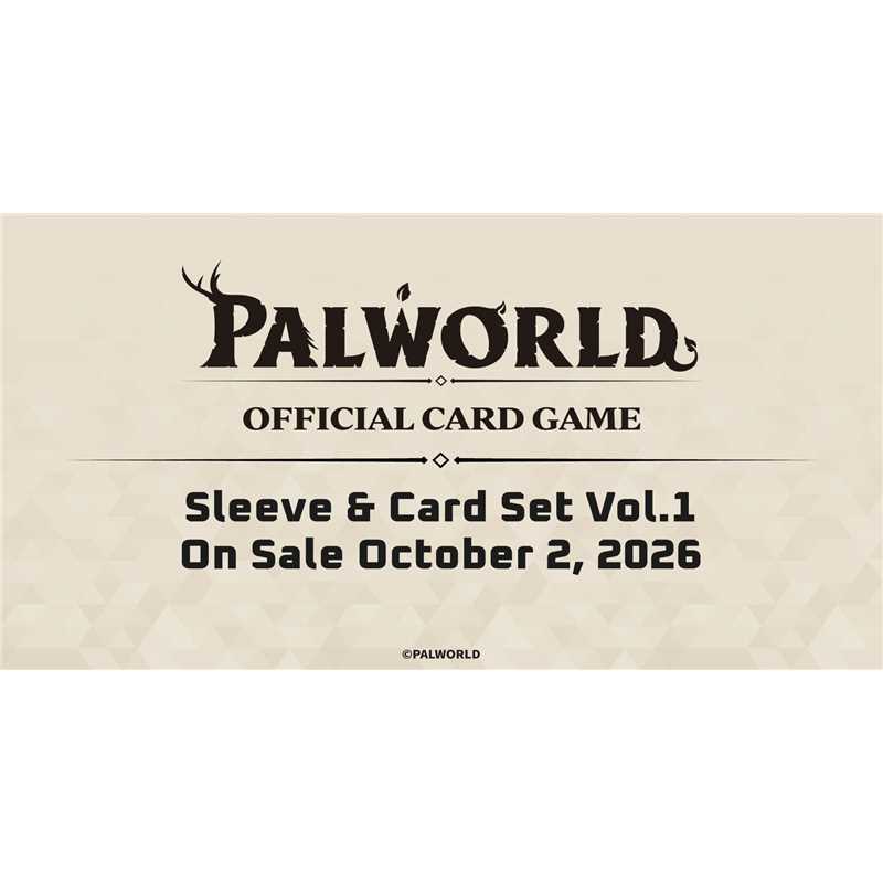 Preorder - POCGe-SS01 Palworld Official Card Game Sleeve & Card Set Vol.1 - ENG TCG