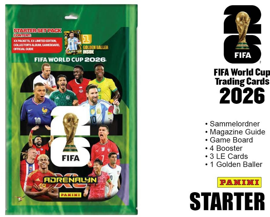 2026 FIFA World Cup Adrenalyn XL Starter DE