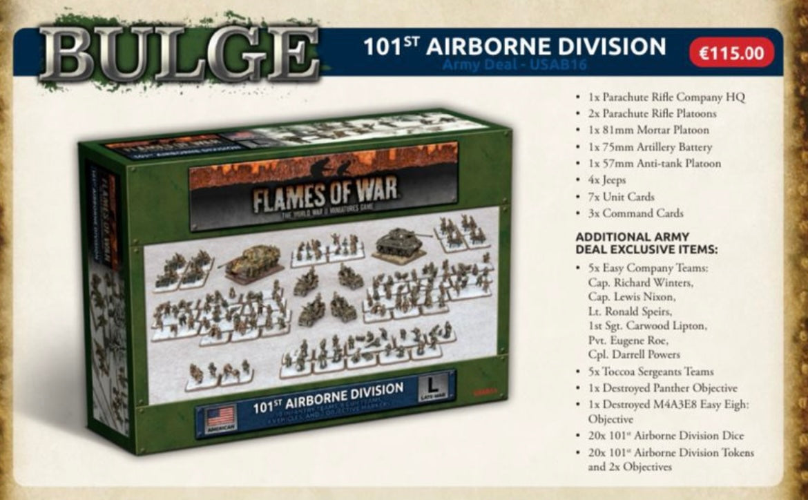 101st Airborne Division (Winter) Army Deal (Limited Edition)