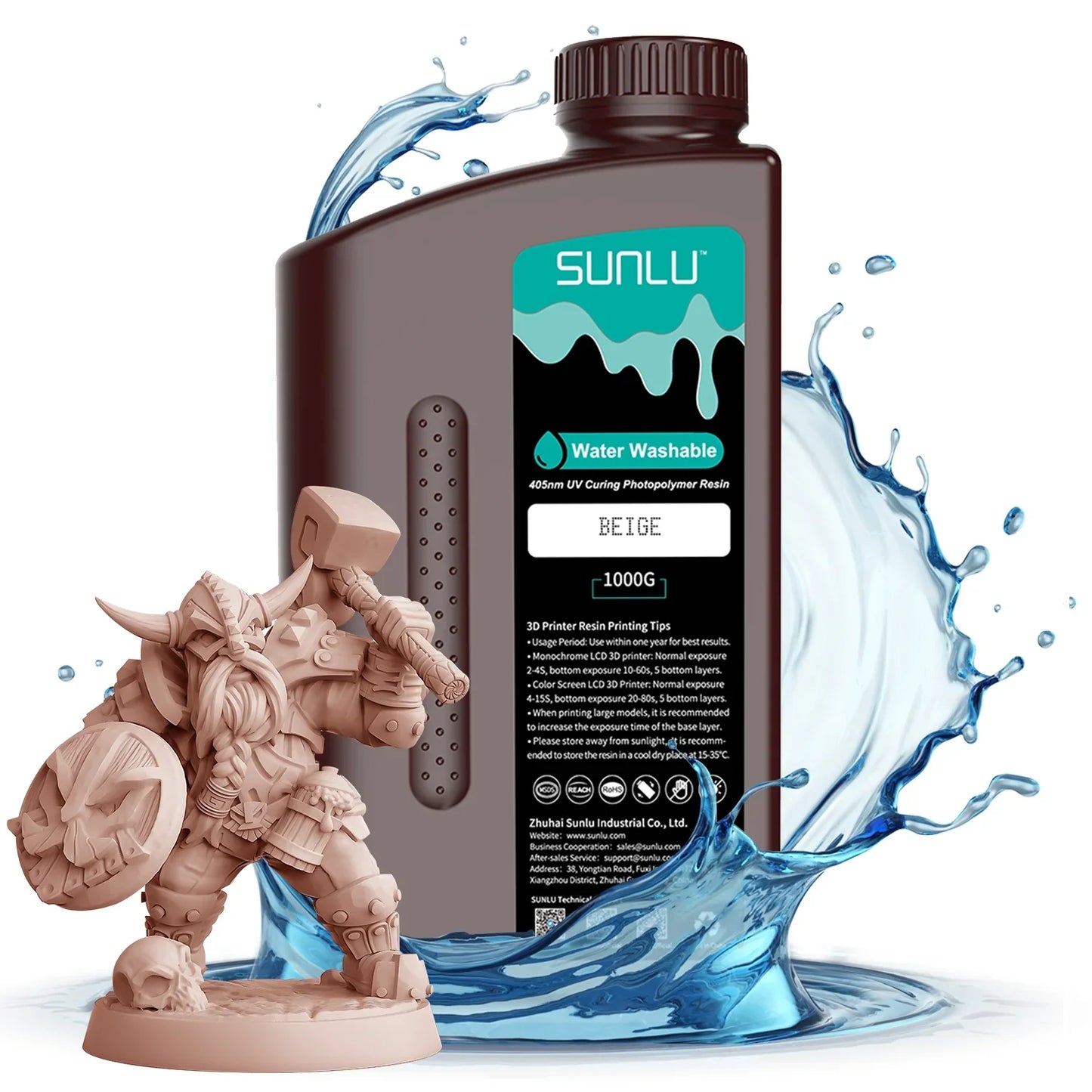 Water-Wash Standard Harz 1000G Resin Sunlu