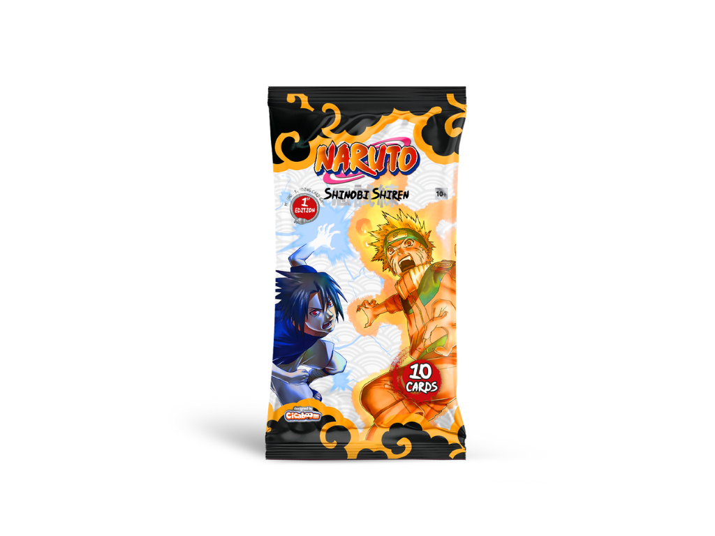 Preorder - Naruto Mythos TCG - SET 2 SHINOBI SHIREN, 1st edition Special Pack Design B 2nd wave Case (9pcs)