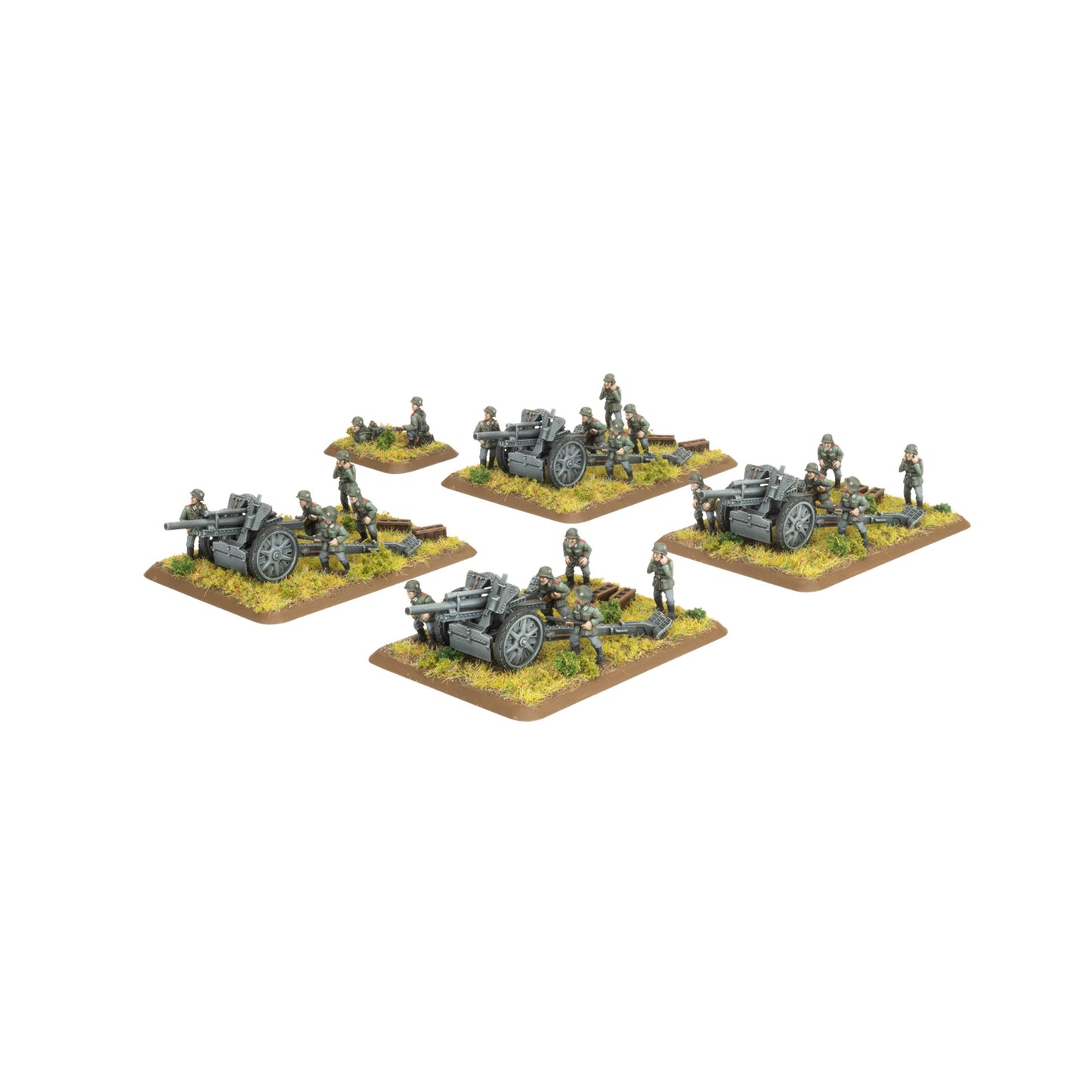 Preorder - 10.5cm Artillery Battery (Early) (x4 guns Plastic) (EW)