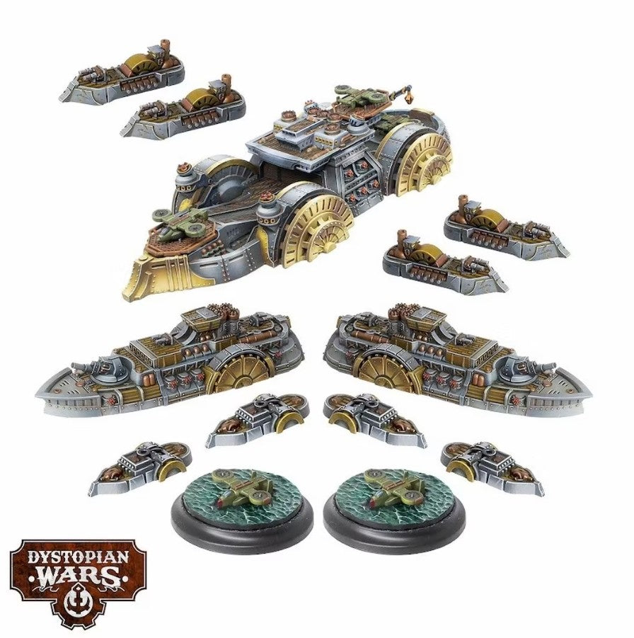 Dystopian Wars: Gotham Battlefleet Set