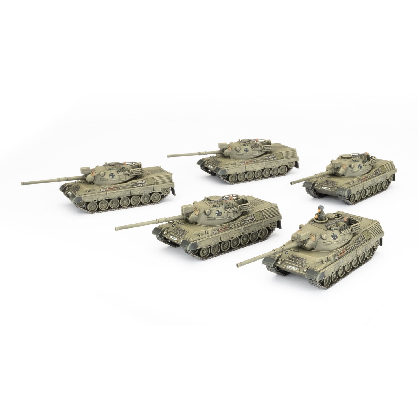 Leopard 1 Panzer Zug (x5 Plastic)