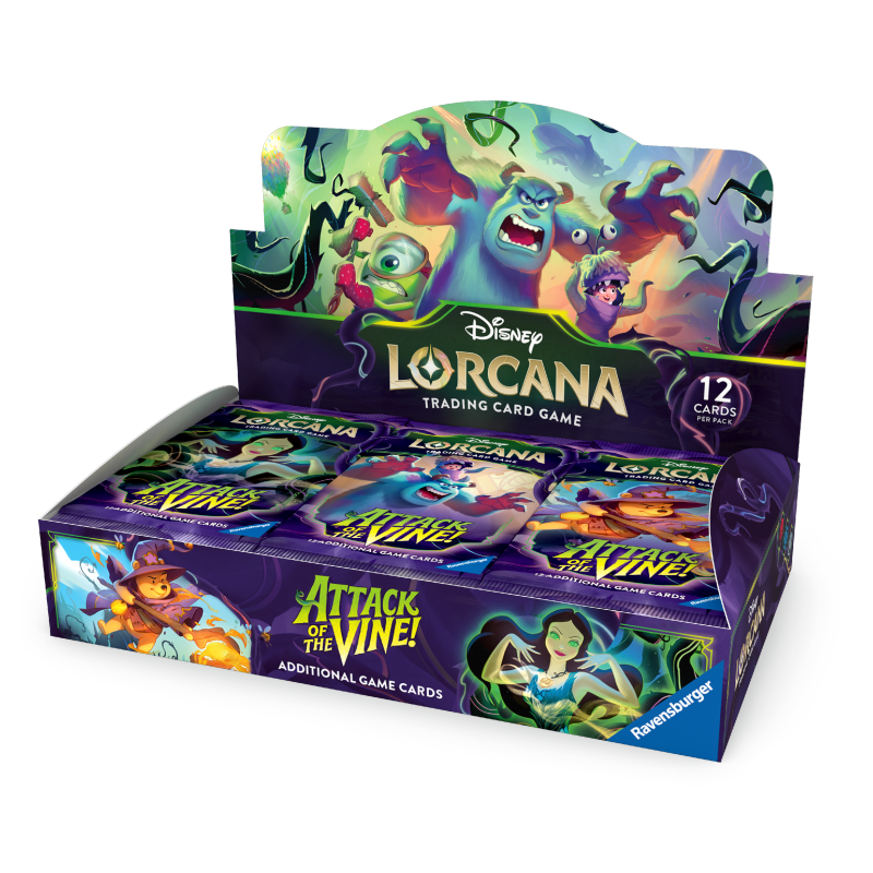 Preorder - Disney Lorcana TCG - Attack of the Vine! Booster Display (24 boosters) - EN