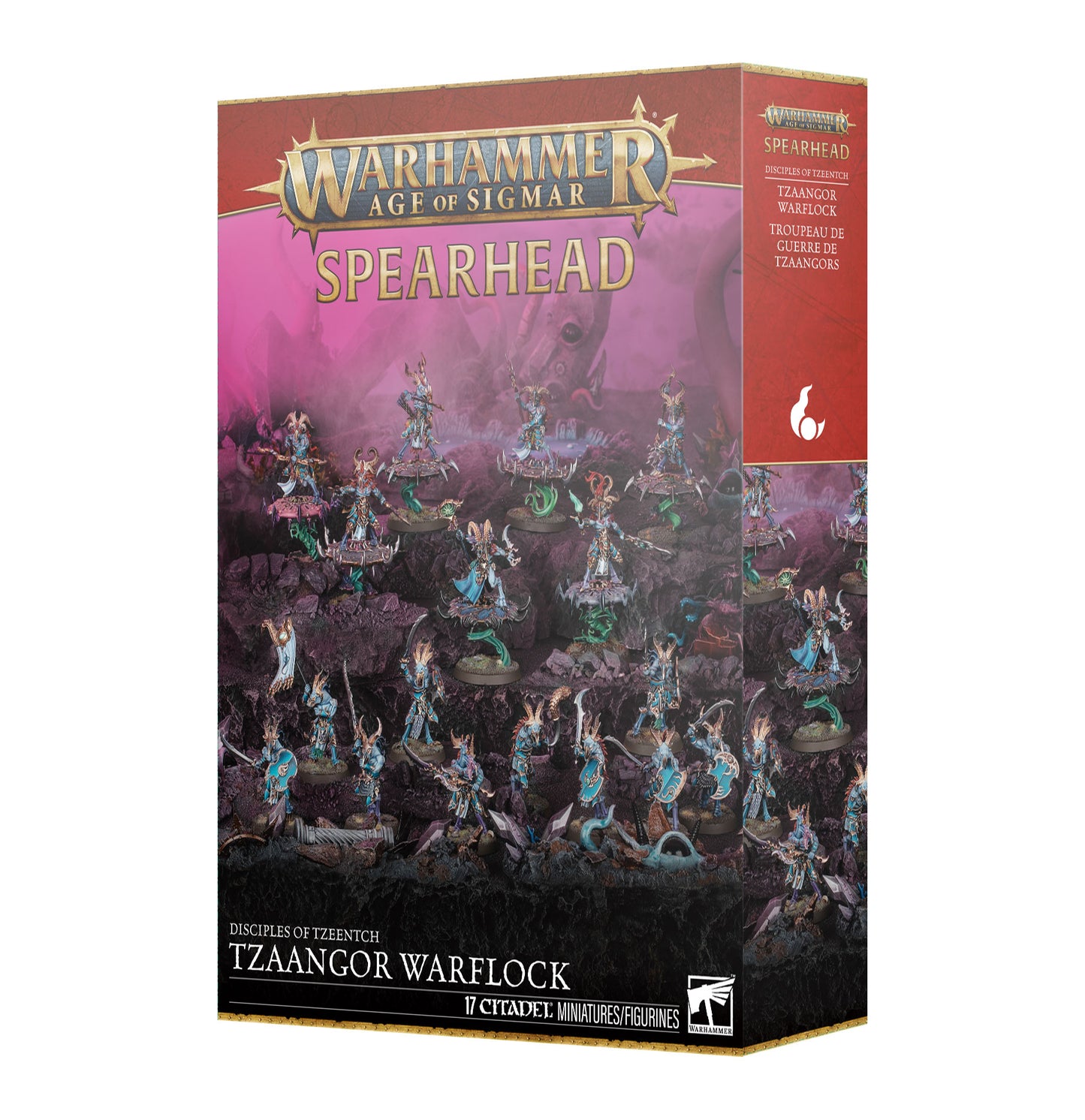Spearhead-Disciples-of-Tzeentch-Tzaangor-Warflock