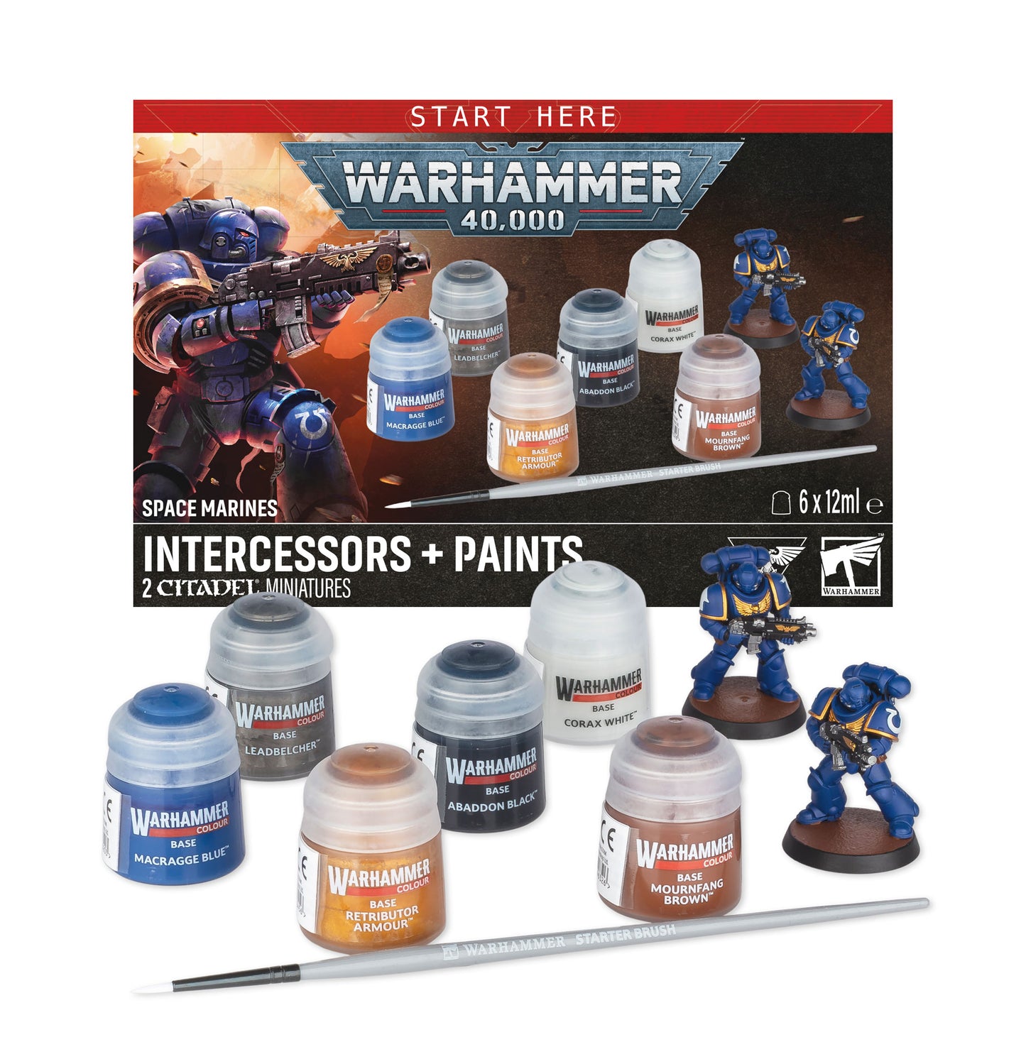 Preorder - Space Marines: Intercessoren + Farben