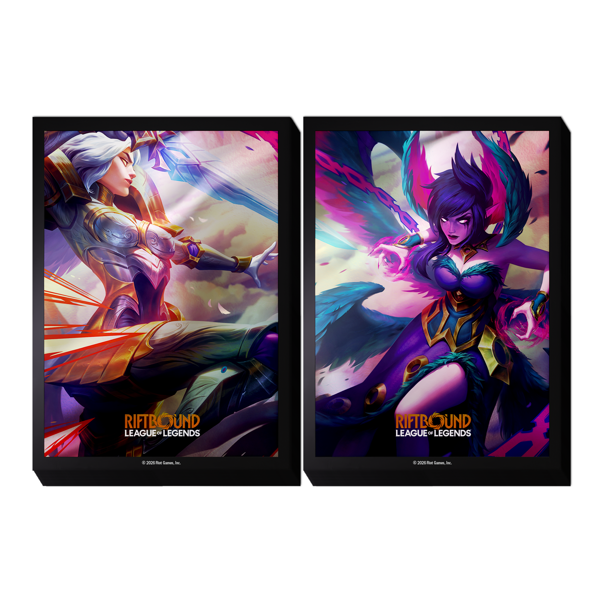 Riftbound: League of Legends TCG - Vendetta Art Sleeves: Kayle vs Morgana