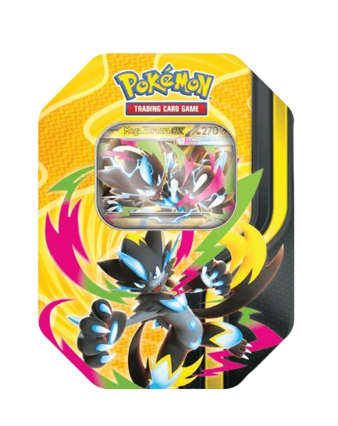 Mega Forces Tins: Leere Mega Zeraora ex Tin