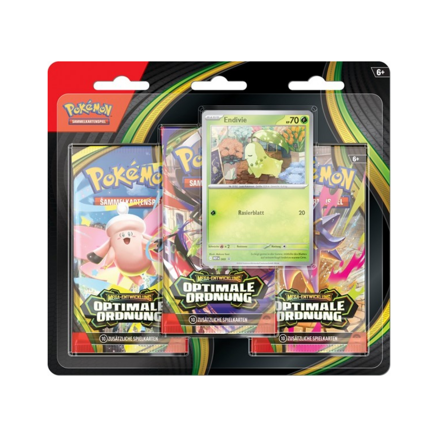 Pokémon Cards ME03 Optimale Ordnung 3PackBlist. DE