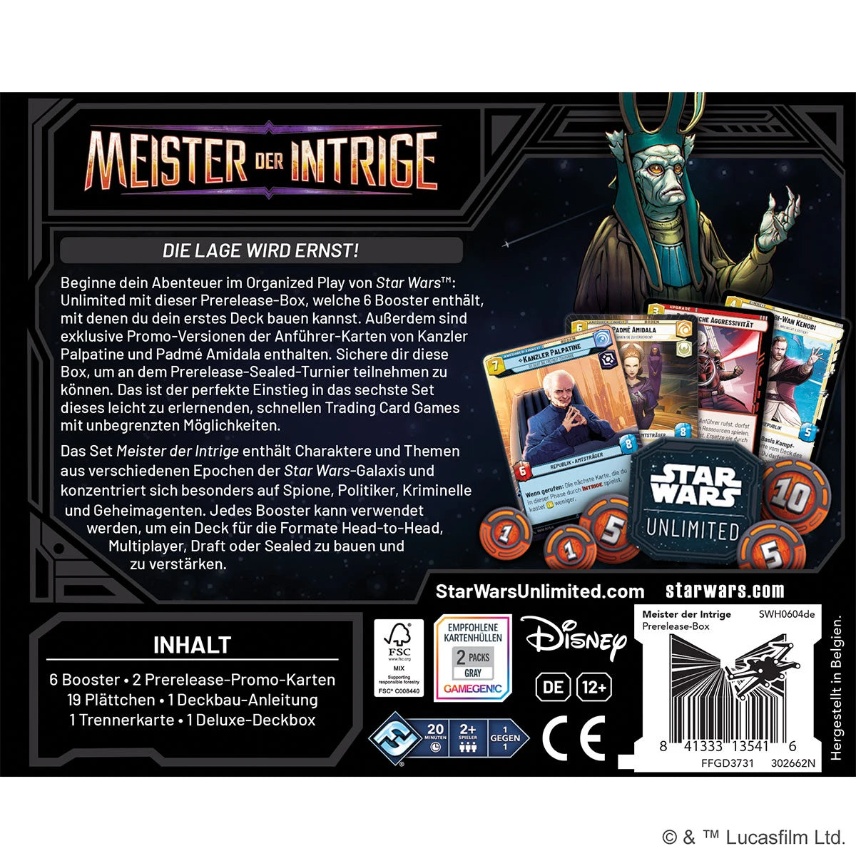Unlimited – Meister der Intrige (Prerelease-Box)