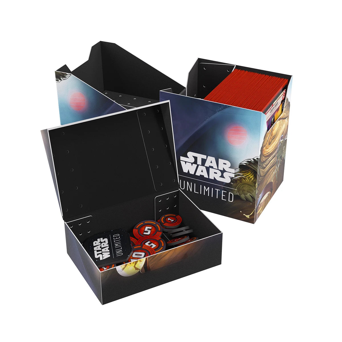 Preorder - Star Wars: Unlimited Soft Crate - Leia Organa/Jabba the Hutt