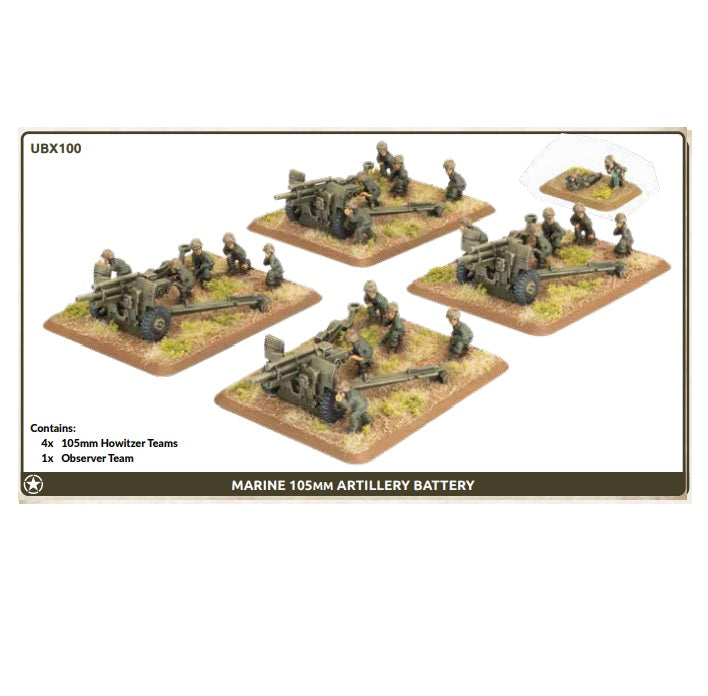 Marine 105mm Artillery Battery (x4)