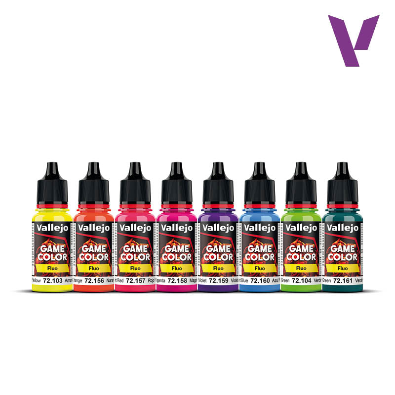 Vallejo Game Color - Fluorescent Color Set