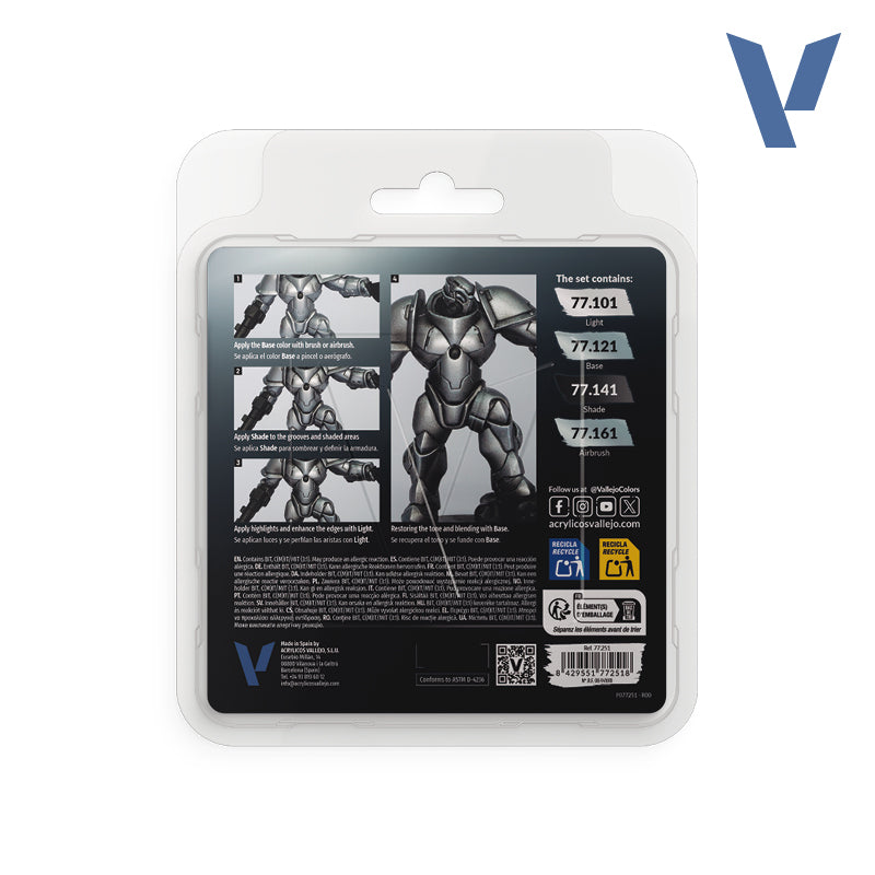 TMM PAINT SET Sterling Silver von Vallejo