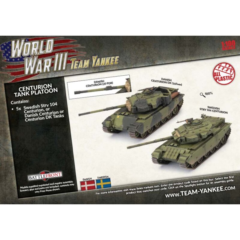 Centurion Tank Platoon (Swedish, Danish)