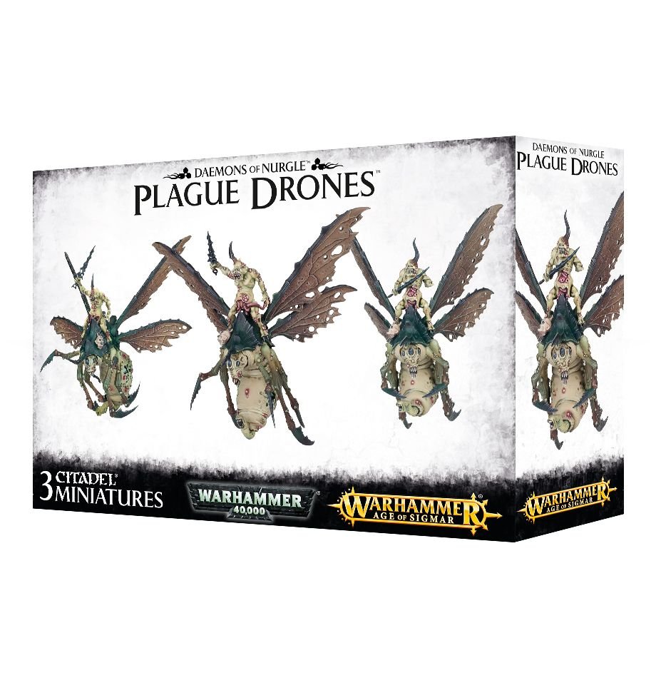 DAEMONS OF NURGLE PLAGUE DRONES (MO)