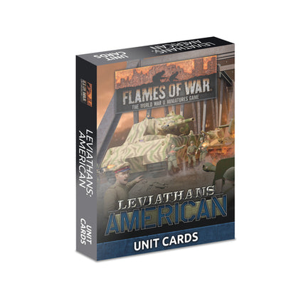 FoW Late War Leviathans: American Unit Cards (33x Cards) - Limited Edition