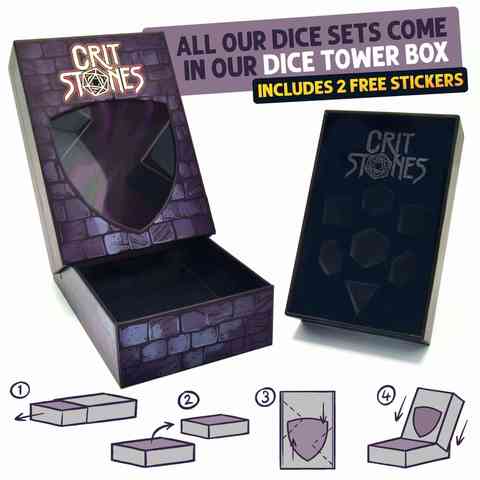 Rings of Power (Gold) Sharp Edge Resin RPG Dice Set