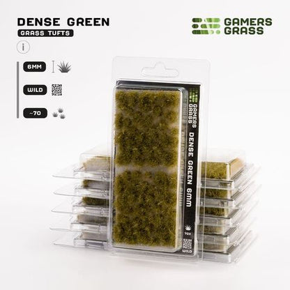 Dense Green 6mm Tufts Wild