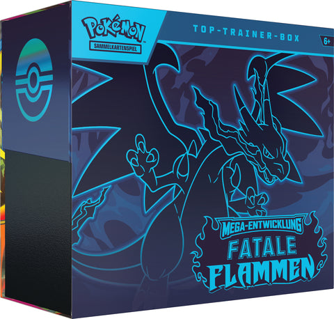 Preorder -Pokemon ME02 Fatale Flammen Top-Trainer-Box