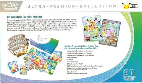 Preorder - Pokemon TCG 30 Jahre Ultra-Premium-Kollekt Tag