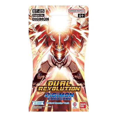 Preorder - Blister Digimon Card Game - Dual Revolution - (BT-25)