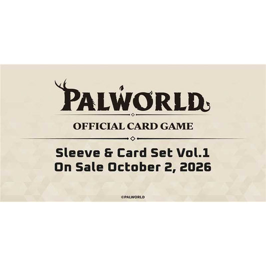 Preorder - POCGe-SS01 Palworld Official Card Game Sleeve & Card Set Vol.1 - ENG TCG