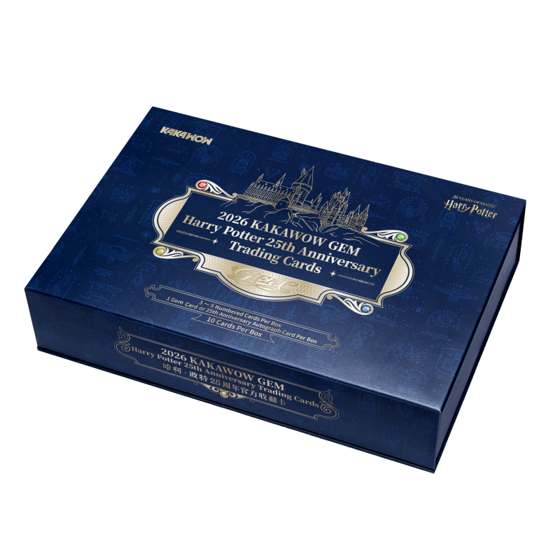 Preorder - KAKAWOW - 2026 GEM Harry Potter 25th Anniversary Trading Cards Box (10 Cards) - EN