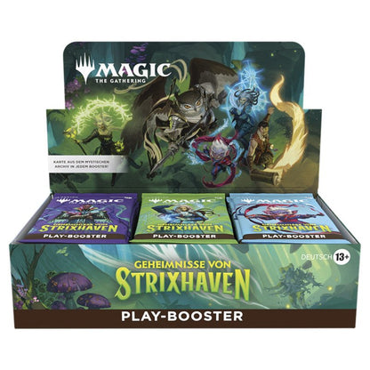 Magic TCG  - Geheimnisse von Strixhaven Play Booster Display (30 Boosters) - DE
