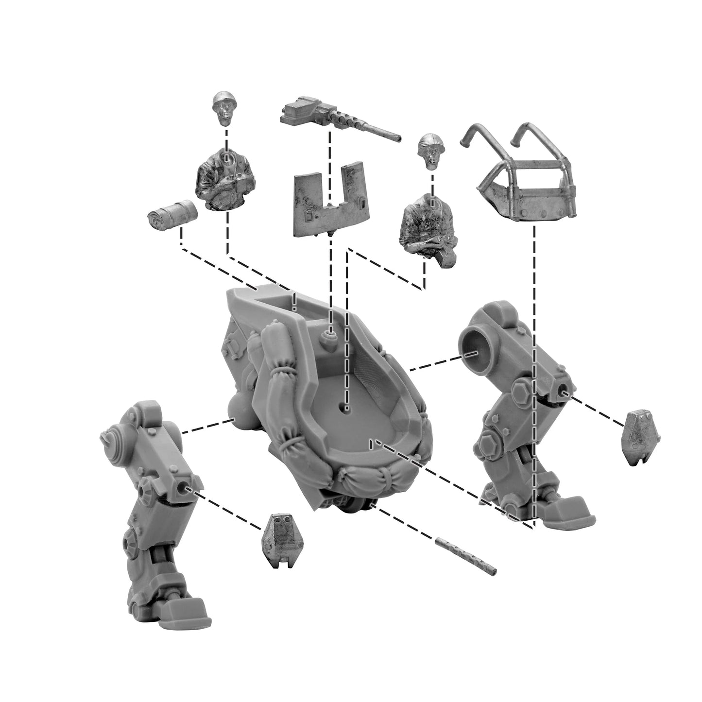 Konflikt '47 United States M3A2 Pondskater Scout Walker
