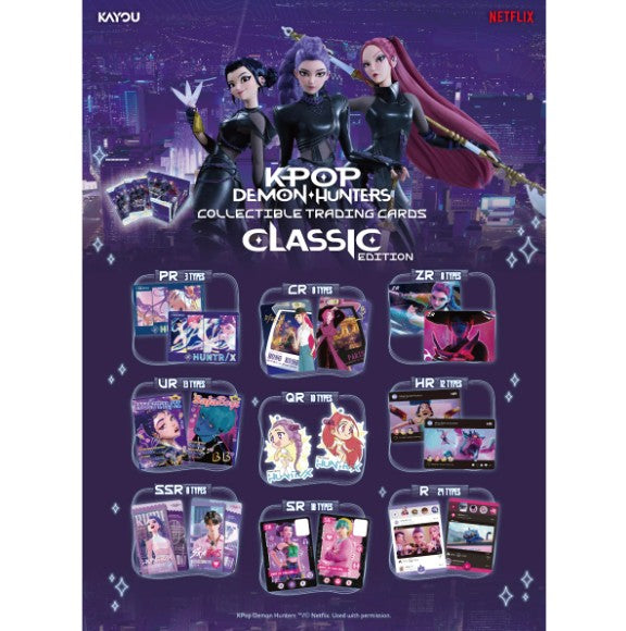 KPop Demon Hunters - World Tour Collectible Cards - Classic Edition - 001B-Foil S1-B (Display)