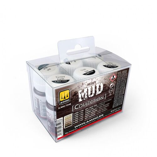 AMMO of Mig Jimenez A.MIG 7548 AMMO Collections: Heavy Muds Set