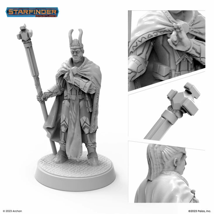 Starfinder Lashunta Male Priest