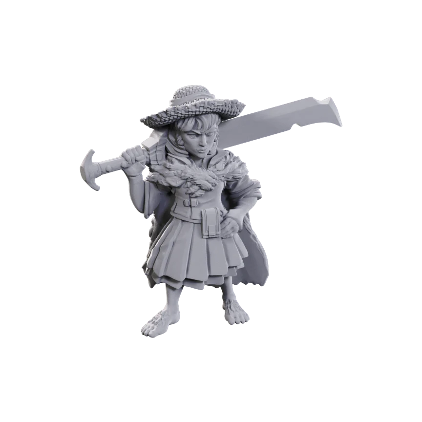 Pathfinder Deep Cuts W23 Female Halfling Magus Low-Level MOQ2