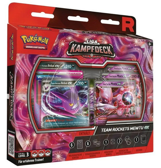 Pokémon Cards Liga-Kampfdeck Rockets Mewtu DE