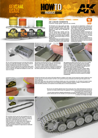 200 ML. REFILL – PLASTIC CEMENT STANDARD DENSITY (GLUE)