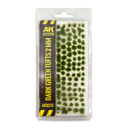 DARK GREEN TUFTS 2MM