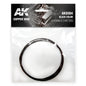 COPPER WIRE 0.45MM ø X 5 METERS. BLACK COLOR