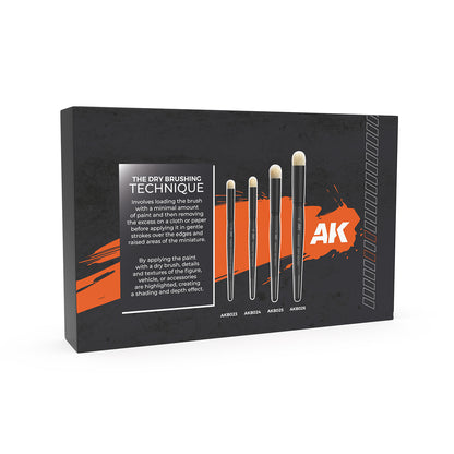 SET OF DRY BRUSHES