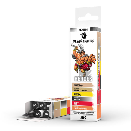 Playmarkers Set - HEROES (6 St.)