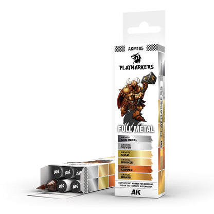 Playmarkers Set - FULL METAL (6 St.)