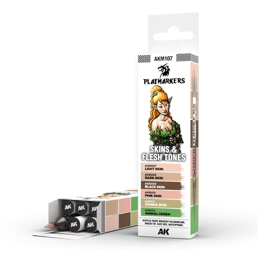 Playmarkers Set - SKIN & FLESH TONES (6 St.)