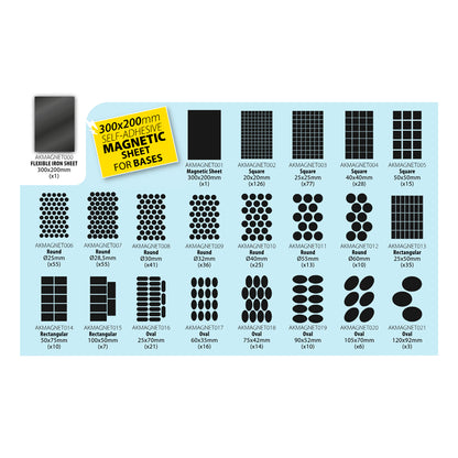 ROUND MAGNET FOR BASES Ø60MM (10 UNITS)