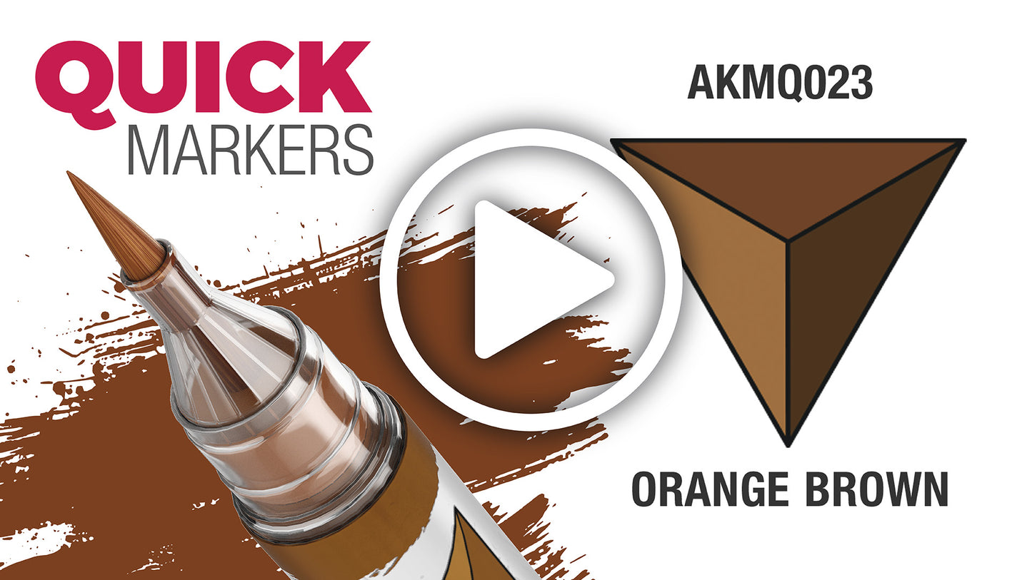 Orange Brown Quick Marker