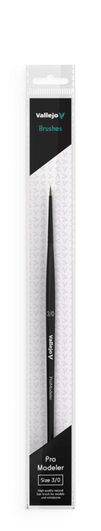 Natural Hair Brush No. 3/0 - Pro Modeler